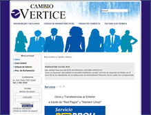 Tablet Screenshot of cambiovertice.com